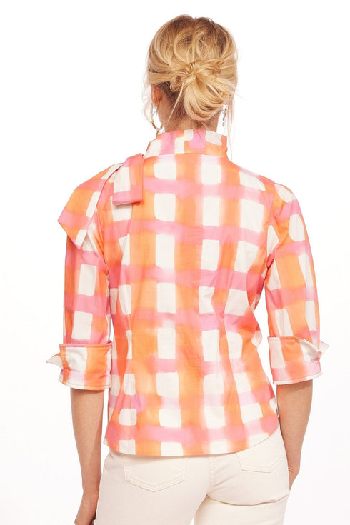 Natalya Top - Morning Plaid